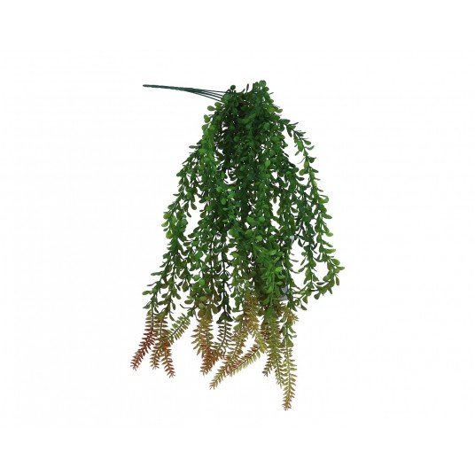 Gałązka zielono-bordowa 74cm -zdjęcie numer 1