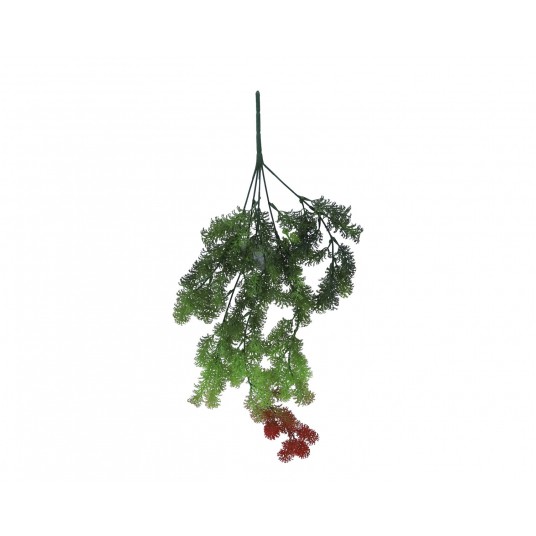 Gałązka zielono-brązowa do dekoracji 75cm -zdjęcie numer 1