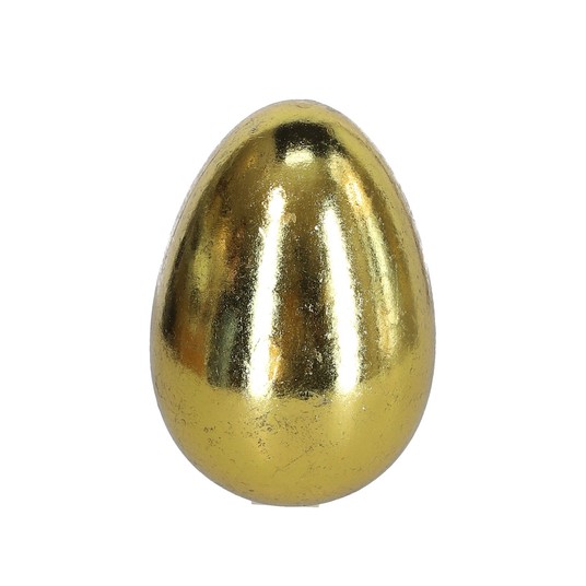Jajko wielkanocne złote 26cm/18cm -zdjęcie numer 1