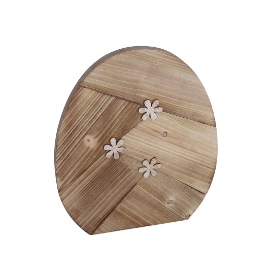 Jajko z drewna stojące 30cm/26cm/2cm -zdjęcie numer 1