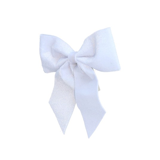 Kokarda biała z weluru 15cm/15cm -zdjęcie numer 1