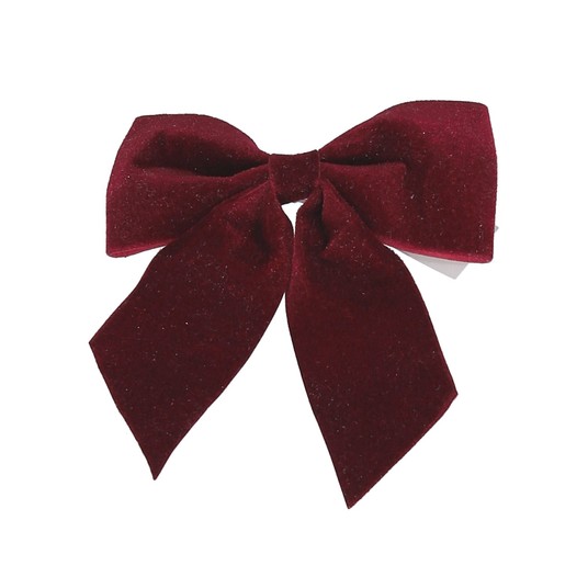 Kokardy ozdobne na spinaczu bordo 15cm/13cm -zdjęcie numer 1