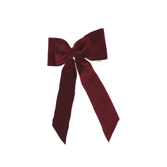 Kokardy ozdobne na spinaczu bordo 32cm/23cm -zdjęcie numer 1