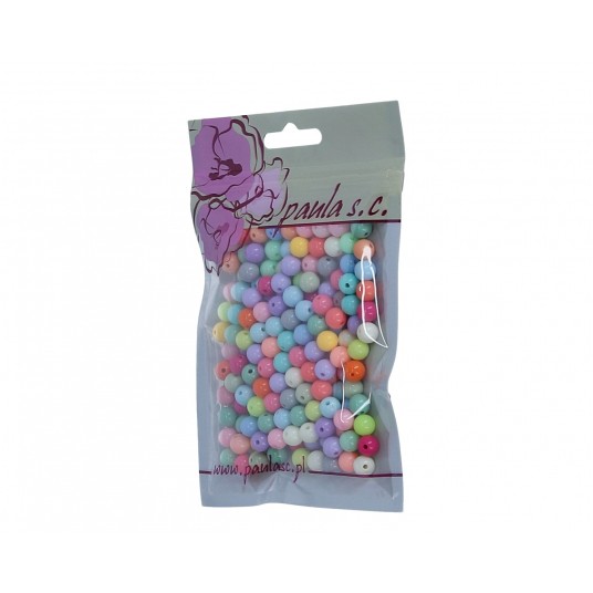Korale mix kol.8mm op=190szt -zdjęcie numer 2