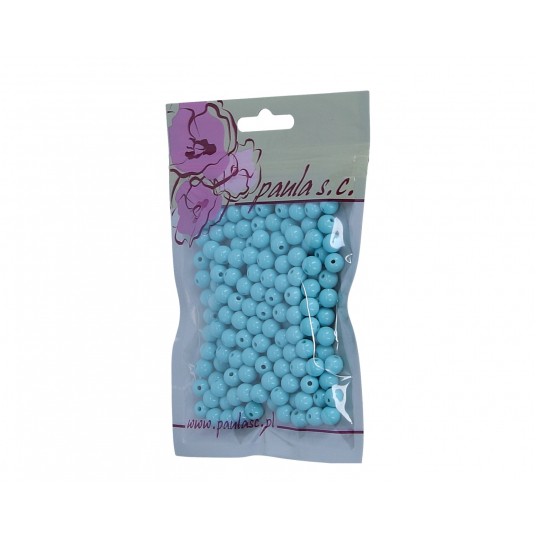 Korale niebieskie matowe 8mm op=190szt -zdjęcie numer 2