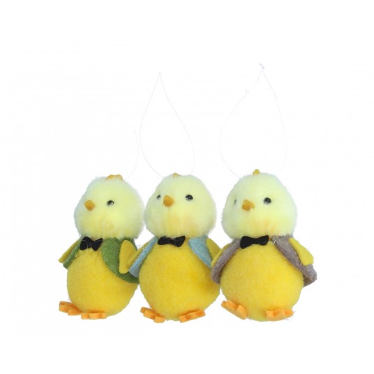 Kurczaki wielkanocne mix wzorów 8cm -zdjęcie numer 2