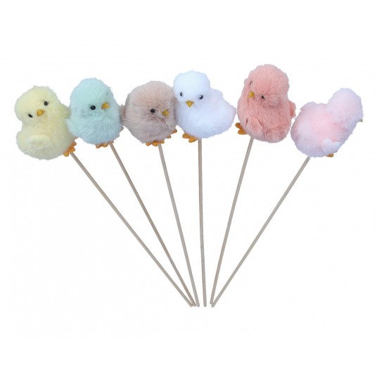 Kurczaki wielkanocne na piku mix kol.30cm -zdjęcie numer 1