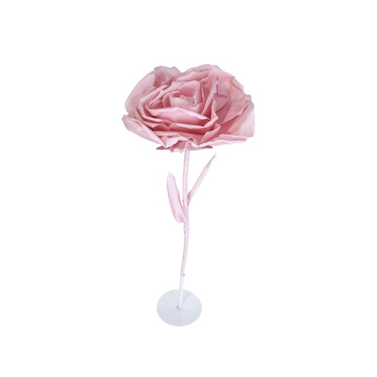 Kwiaty piankowe pink 60cm + łodyga + stojak -zdjęcie numer 1