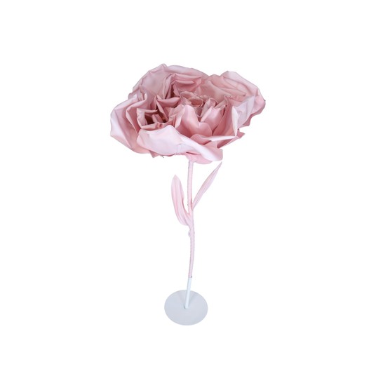 Kwiaty piankowe pink 80cm + łodyga + stojak -zdjęcie numer 1