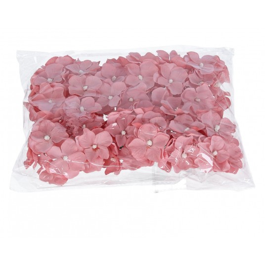 Kwiaty róźowe w pęczkach op=12 pęczków śr.4cm -zdjęcie numer 1