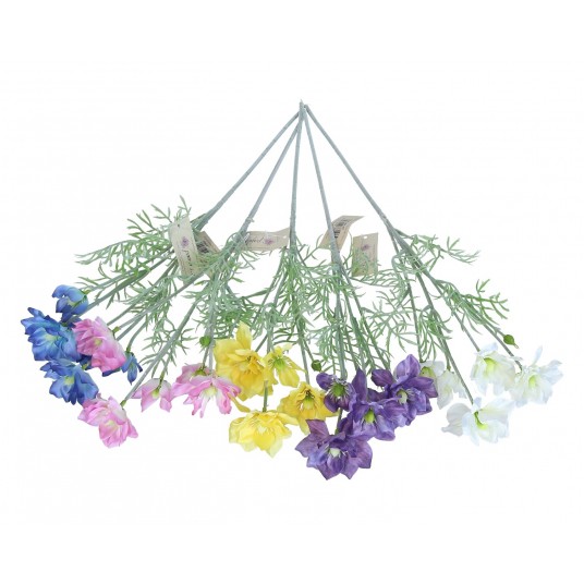 Kwiaty z materiałów włókien.mix kol. 62cm -zdjęcie numer 1