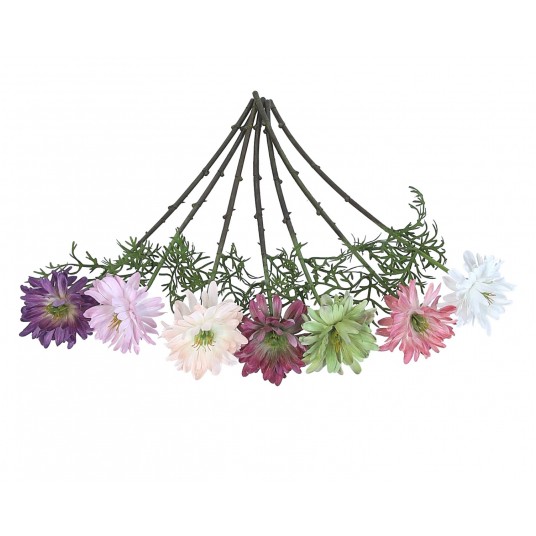 Kwiaty z materiałów włókienniczych mix kol.43cm -zdjęcie numer 1