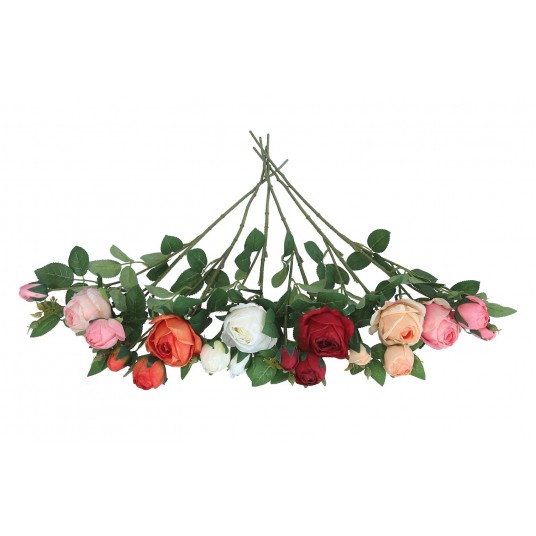 Kwiaty z materiałów włókienniczych mix kol. 64cm -zdjęcie numer 1