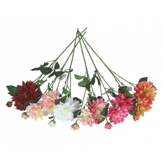 Kwiaty z materiałów włókienniczych mix kol. 75cm -zdjęcie numer 1