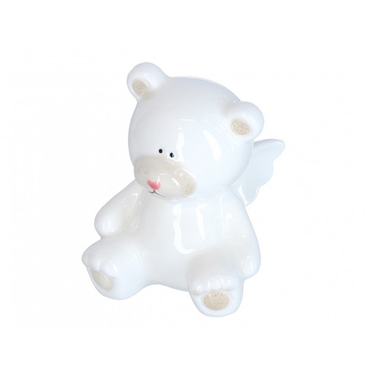 Miś z ceramiki do kompozycji 12cm/9cm -zdjęcie numer 1