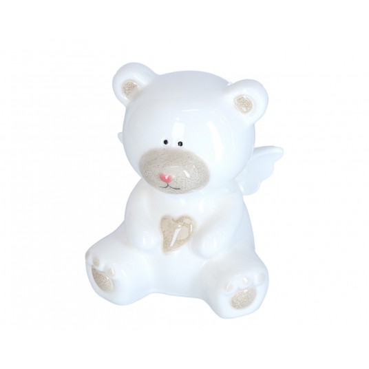 Miś z ceramiki do kompozycji 13cm/11cm -zdjęcie numer 1