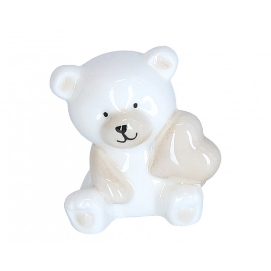Miś z ceramiki do kompozycji 7cm/6cm -zdjęcie numer 1