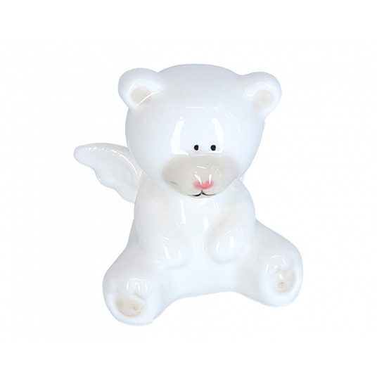 Miś z ceramiki do kompozycji 7cm/6cm -zdjęcie numer 1