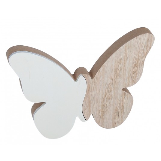 Motyl dekoracyjny z drewna 18cm/23cm -zdjęcie numer 1