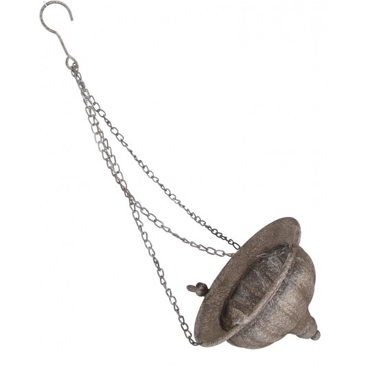 Naczynie metalowe do kompozycji śr 25cm/20cm -zdjęcie numer 1