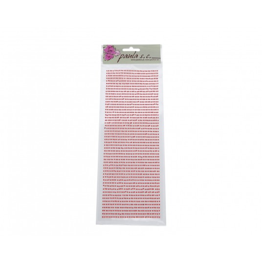 Półperełki 2mm 54rz. x 33szt. czerwone -zdjęcie numer 1