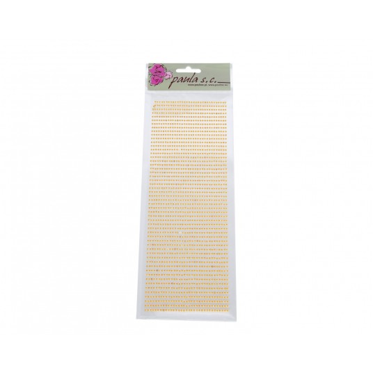 Półperełki 2mm 54rz. x 33szt. pomarańczowe -zdjęcie numer 1
