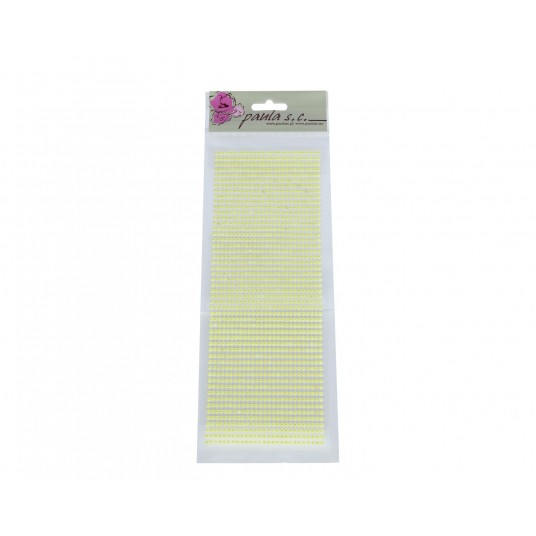 Półperełki 52rz x 27szt. cytrynowe 3mm -zdjęcie numer 1