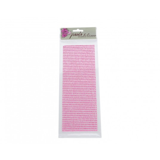 Półperełki 52rz x 27szt. róż opal. 3mm -zdjęcie numer 1