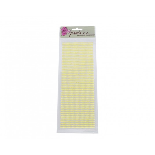 Półperełki 52rz x 27szt. żółte opal. 3mm -zdjęcie numer 1