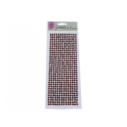 Półperełki brązowe 6mm 36rz x 14szt -zdjęcie numer 1