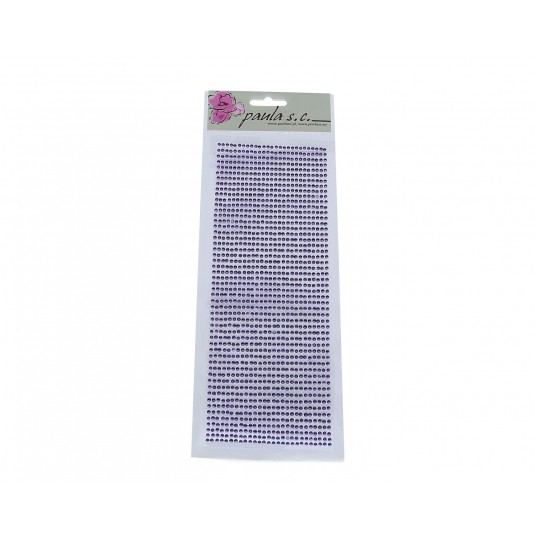 Półperełki fiolet 3 mm 52rz x 27szt. -zdjęcie numer 1