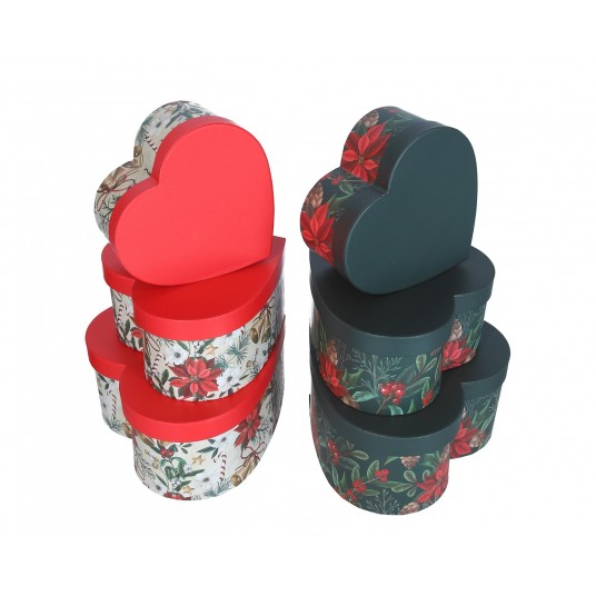 Pudełka tekturowe s/3 mix kol.14cm/28cm/22cm -zdjęcie numer 1