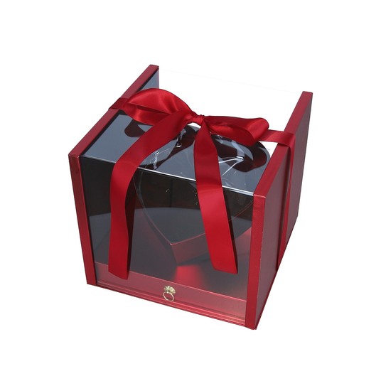 Pudełka tekturowe z sercem 24cm/27cm/27cm -zdjęcie numer 1