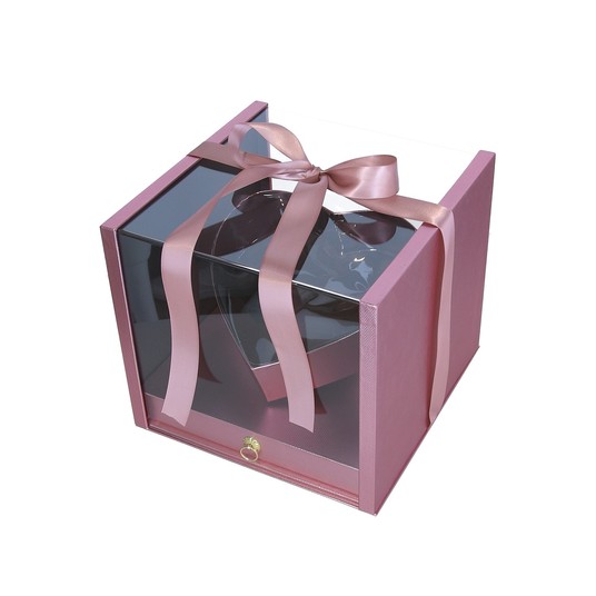 Pudełka tekturowe z sercem 24cm/27cm/27cm -zdjęcie numer 1