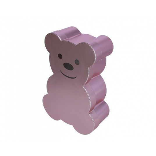 Pudełko ozdobne -miś róźowy 30cm/20cm/10cm -zdjęcie numer 1
