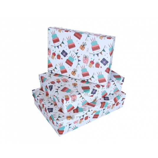Pudełko papierowe s/3 39cm/28cm/9cm -zdjęcie numer 1
