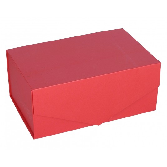 Pudełko składane czerwone 23cm/15cm/10cm -zdjęcie numer 1