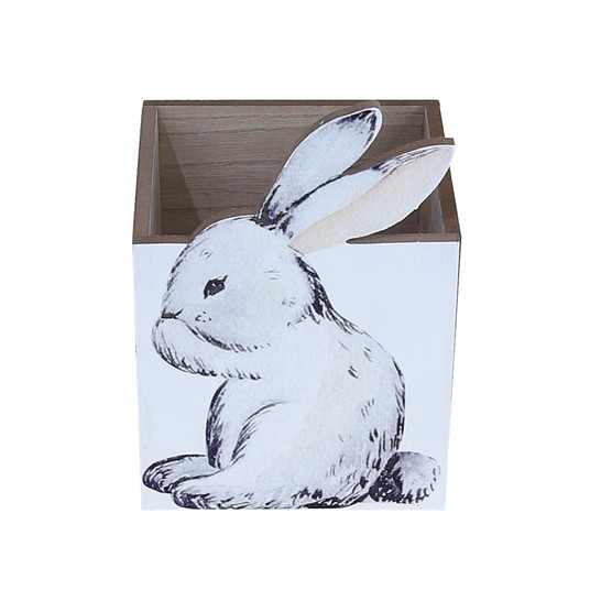 Pudełko z zajączkiem 12cm/12cm/12cm -zdjęcie numer 1