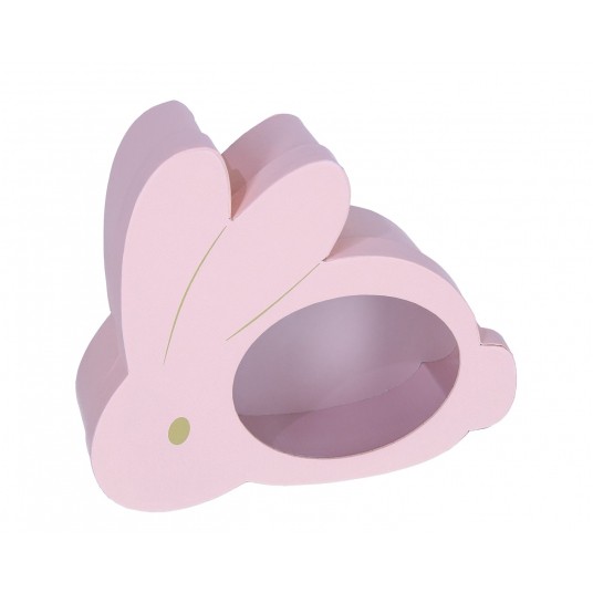 Pudełko zając róźowy 7cm/24cm/20cm -zdjęcie numer 1