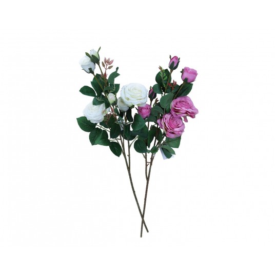Róźa na łodydze mix 2kol 68cm -zdjęcie numer 1