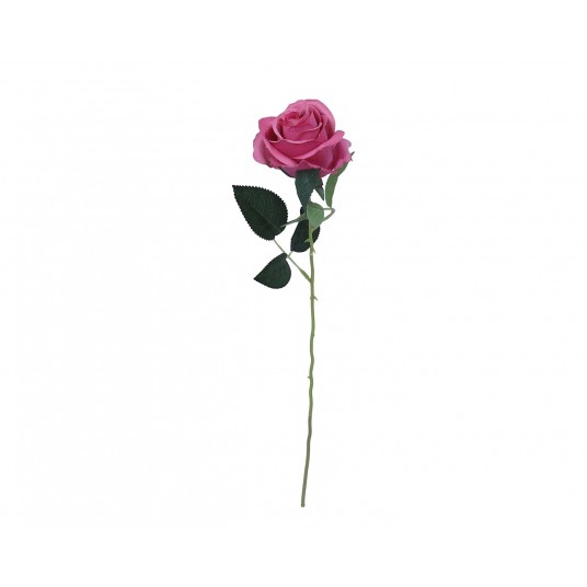 Róźa róźowa na łodydze 55cm -zdjęcie numer 1
