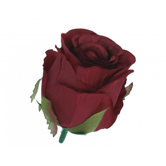 Róża wyrobowa czerwona 7cm/4cm -zdjęcie numer 1