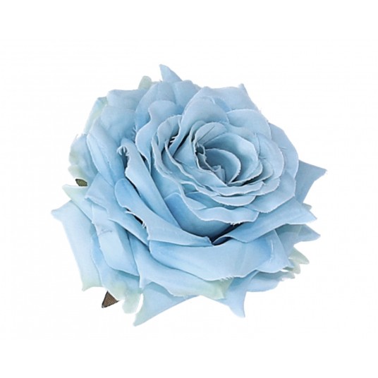 Róźa wyrobowa niebieska 7cm/4.5cm -zdjęcie numer 1