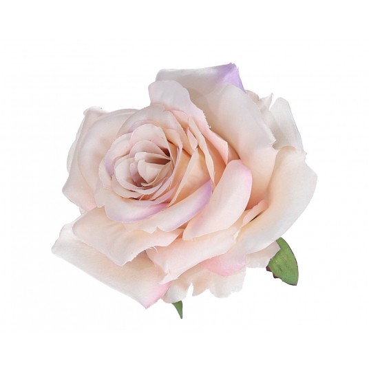 Róźa wyrobowa pudrowy-róź śr10cm/6cm -zdjęcie numer 1