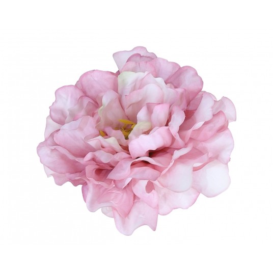 Róźa wyrobowa róźowo-biała śr 11cm -zdjęcie numer 1