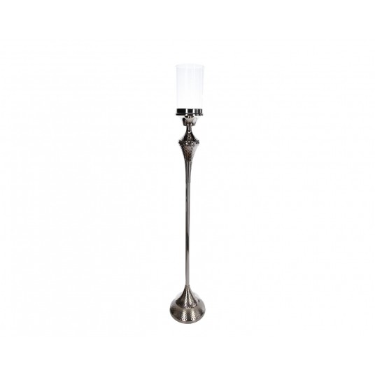 Świecznik złoty do dekoracji +szkło sr 18cm/117cm -zdjęcie numer 1