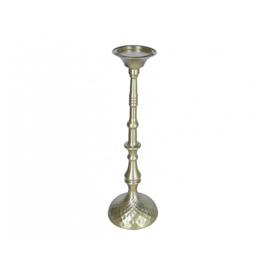 Świecznik zloty do kompozycji r 14cm/47cm -zdjęcie numer 1