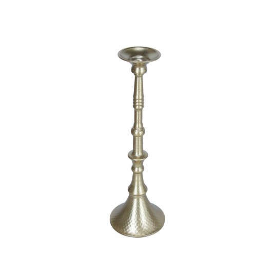 Świecznik złoty do kompozycji śr 13cm/41cm -zdjęcie numer 1