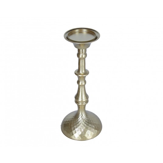 Świecznik złoty do kompozycji śr 14cm/35cm -zdjęcie numer 1