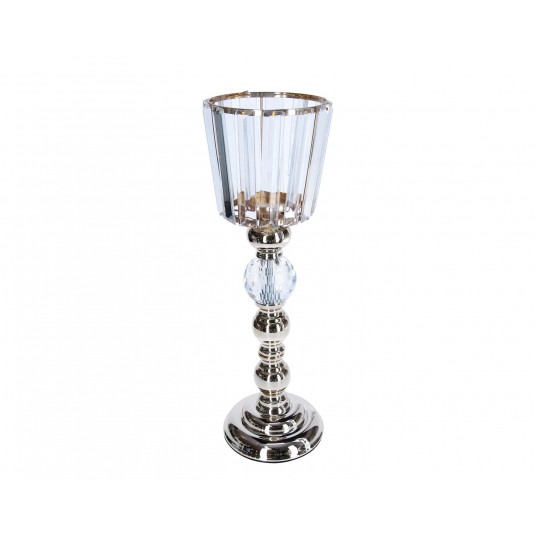 Świecznik złoty śr 12cm/40cm -zdjęcie numer 2